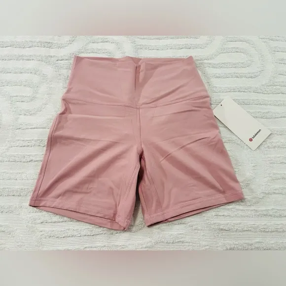 LULULEMON ATHLETICA Align™ High-Rise Short 6&quot; Pink Haze 8 NWT