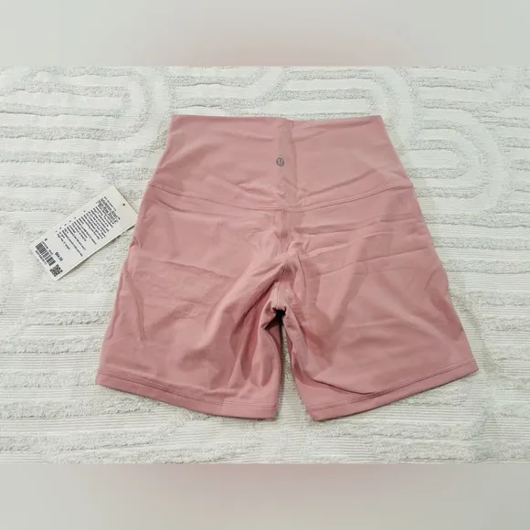 LULULEMON ATHLETICA Align™ High-Rise Short 6&quot; Pink Haze 8 NWT
