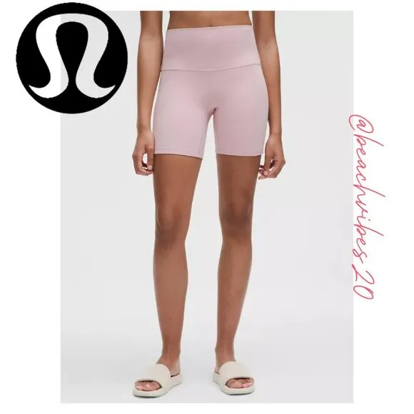 LULULEMON ATHLETICA Align™ High-Rise Short 6&quot; Pink Haze 8 NWT