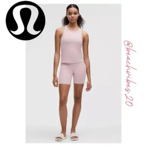 LULULEMON ATHLETICA Align™ High-Rise Short 6&quot; Pink Haze 8 NWT