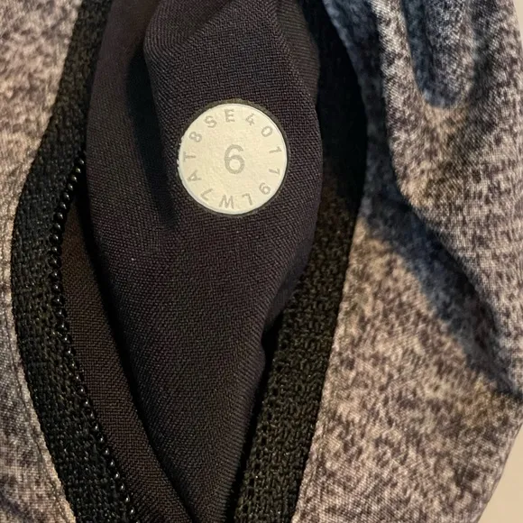 LULULEMON Tracker Short V *4&quot; in Heather Lux Multi Black Size 6