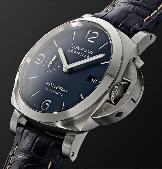 Luminor Marina Automatic 44mm Stainless Steel and Alligator Watch