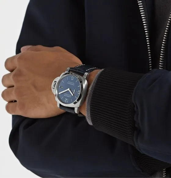 Luminor Marina Automatic 44mm Stainless Steel and Alligator Watch