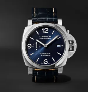 Luminor Marina Automatic 44mm Stainless Steel and Alligator Watch