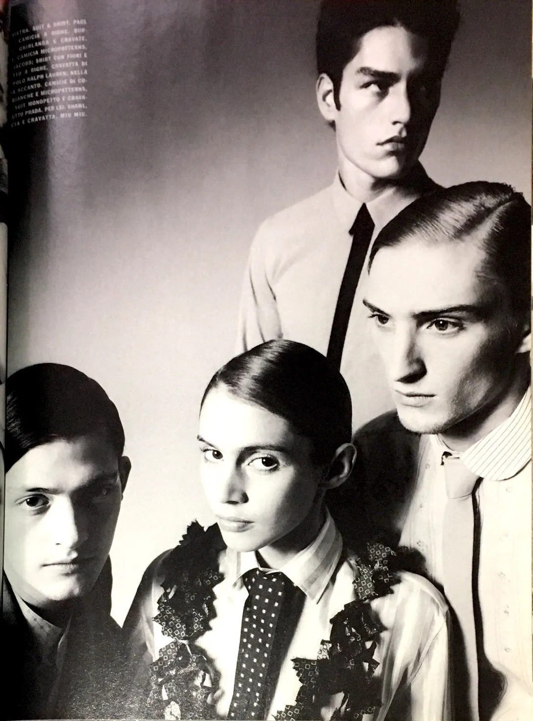 L'UOMO VOGUE April 2003 DANIEL DAY LEWIS Jonathan Rhys Meyers TYSON BALLOU