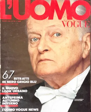 L'UOMO VOGUE Magazine June 1984 GIANANDREA GAVAZZENI Oliviero Toscani OSCAR NIEMEYER Vintage Men's Fashion