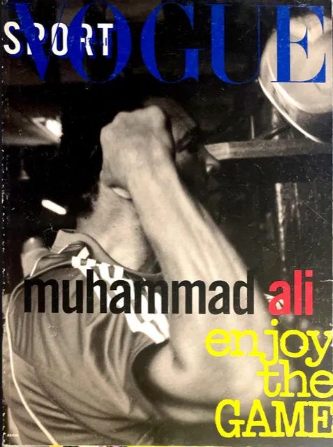 L'Uomo VOGUE Magazine Sport July 2004 CASSIUS CLAY Muhammad Ali MARIA SHARAPOVA Martina Stella