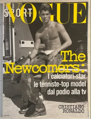 L'UOMO VOGUE Sport Magazine 2005 CRISTIANO RONALDO Bruce Weber DAVID JAMES