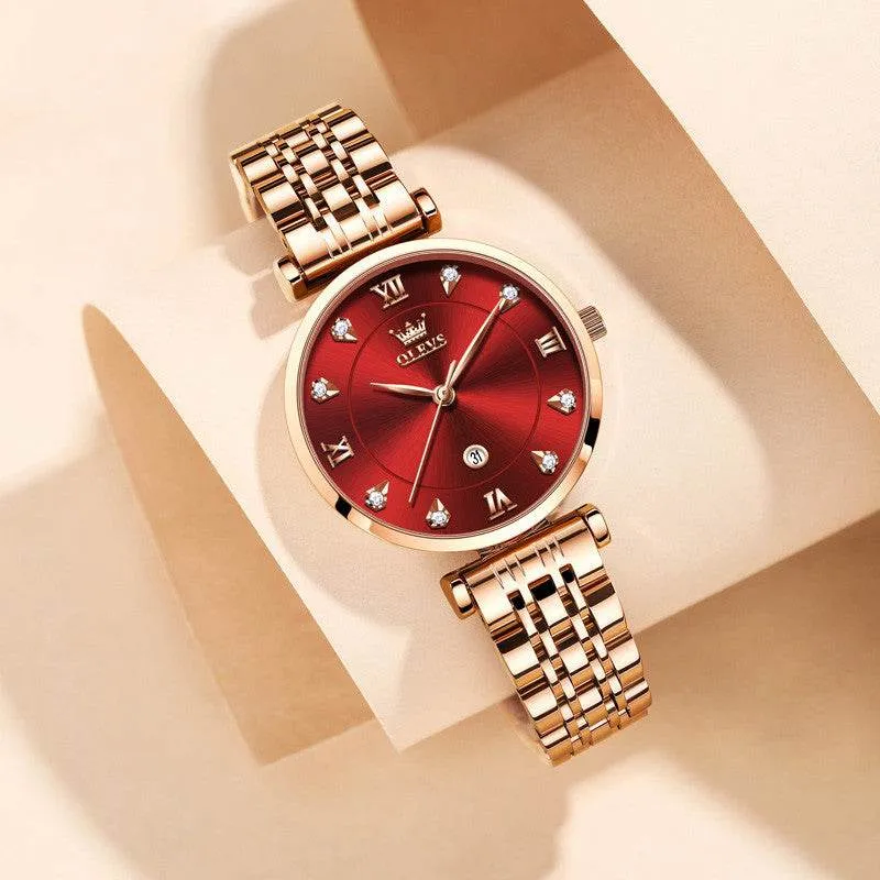 Luxe Radiance Quartz Watch