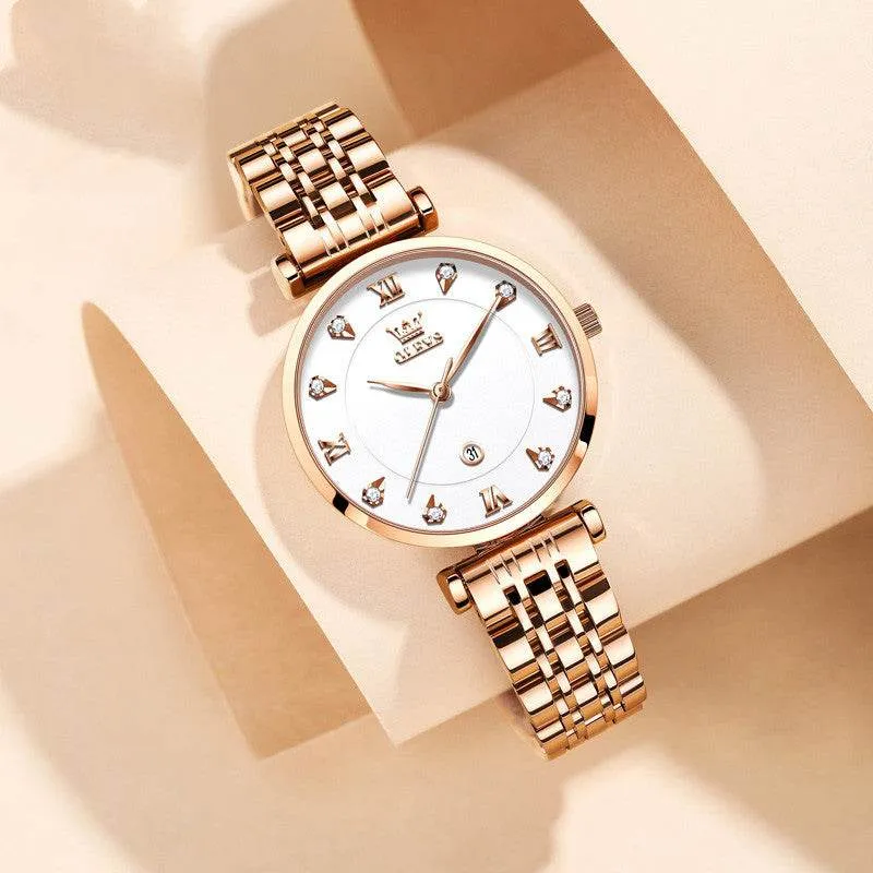 Luxe Radiance Quartz Watch