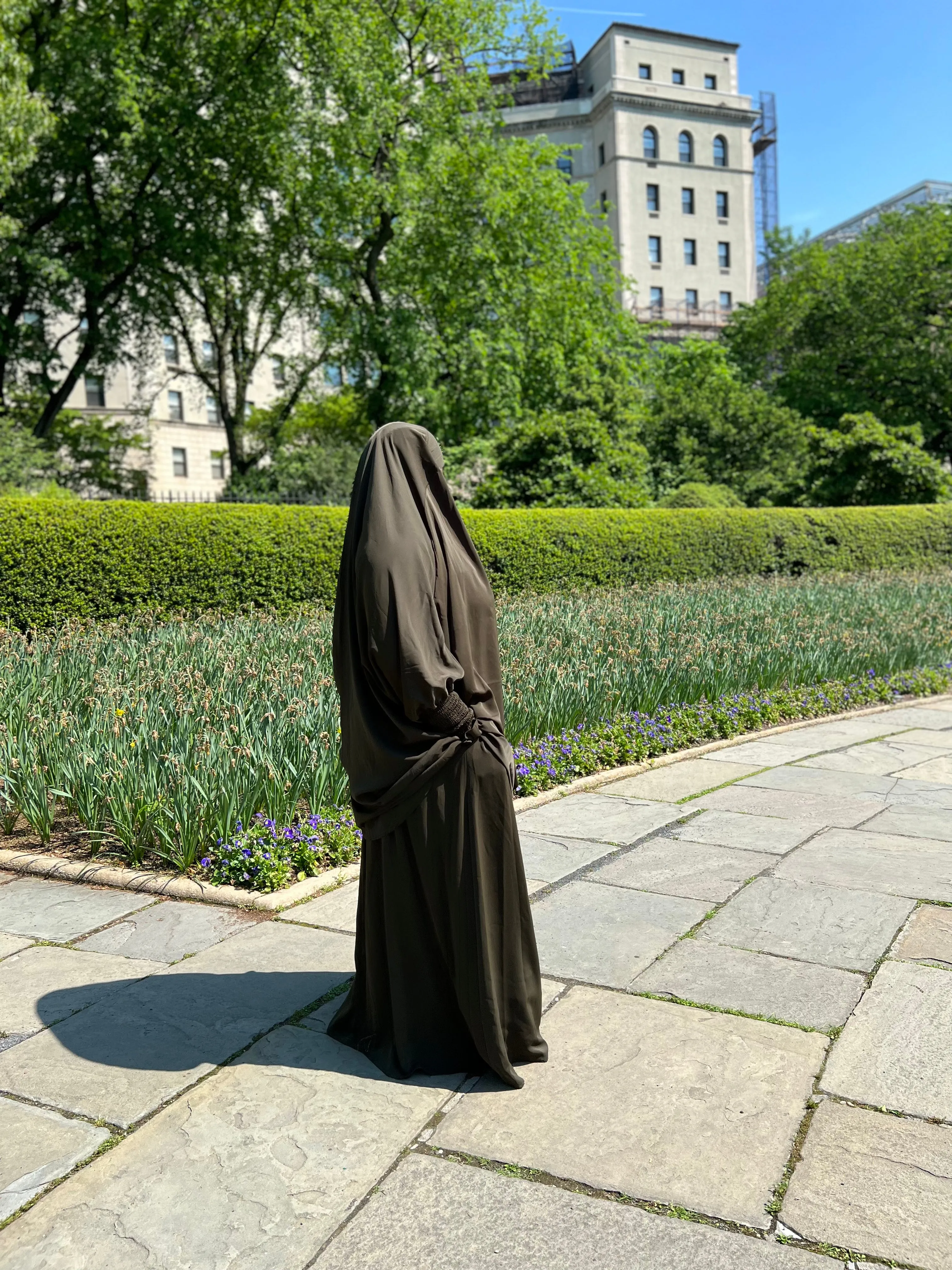 Luxury 2 pieces jilbabs - Army Green