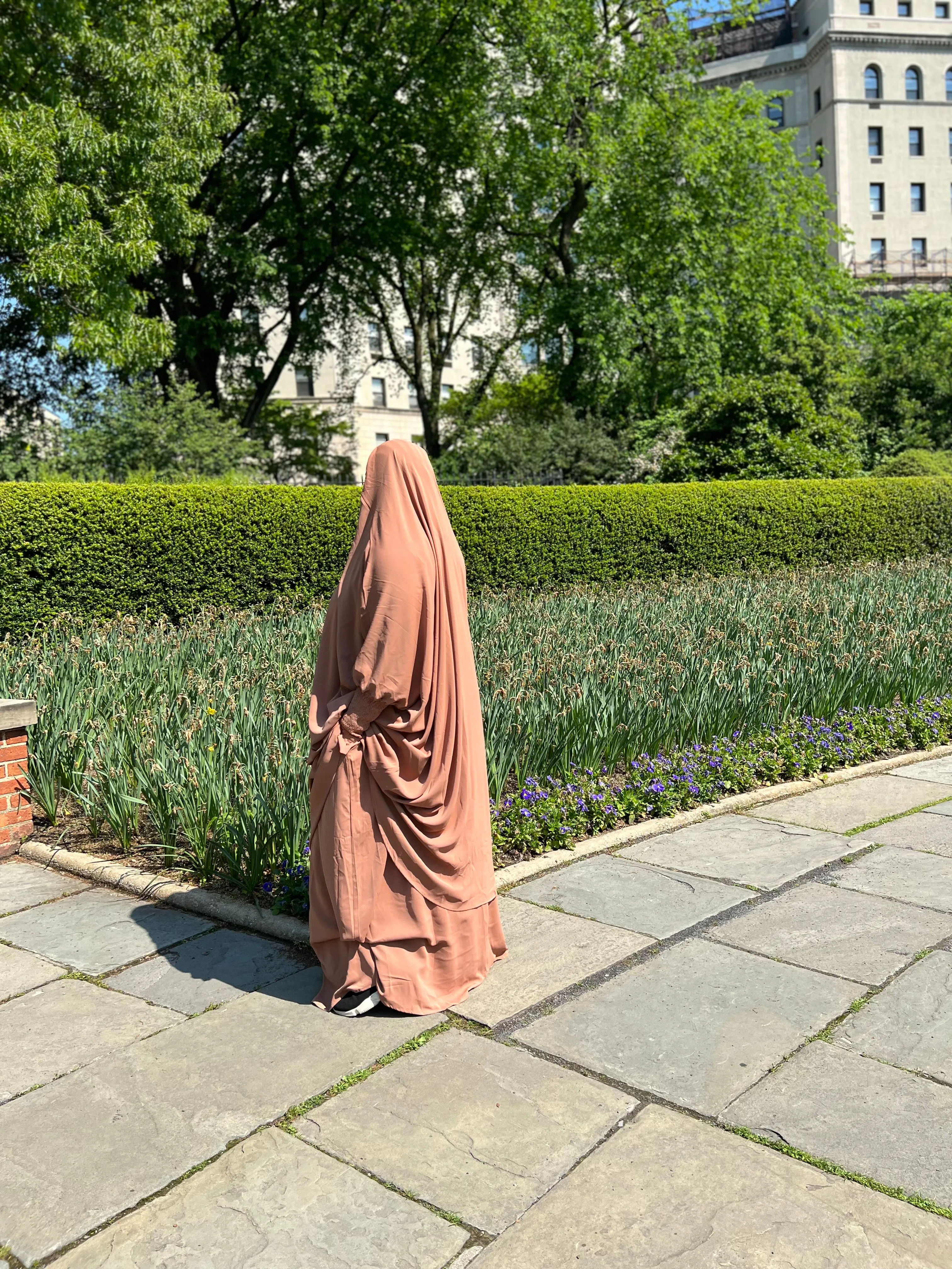 Luxury 2 pieces jilbabs -  Light Brown
