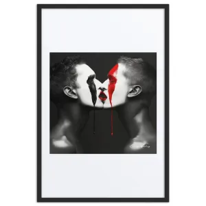 Luxury Framed Wall Art – Gaze Unfiltered | Expressive Portrait