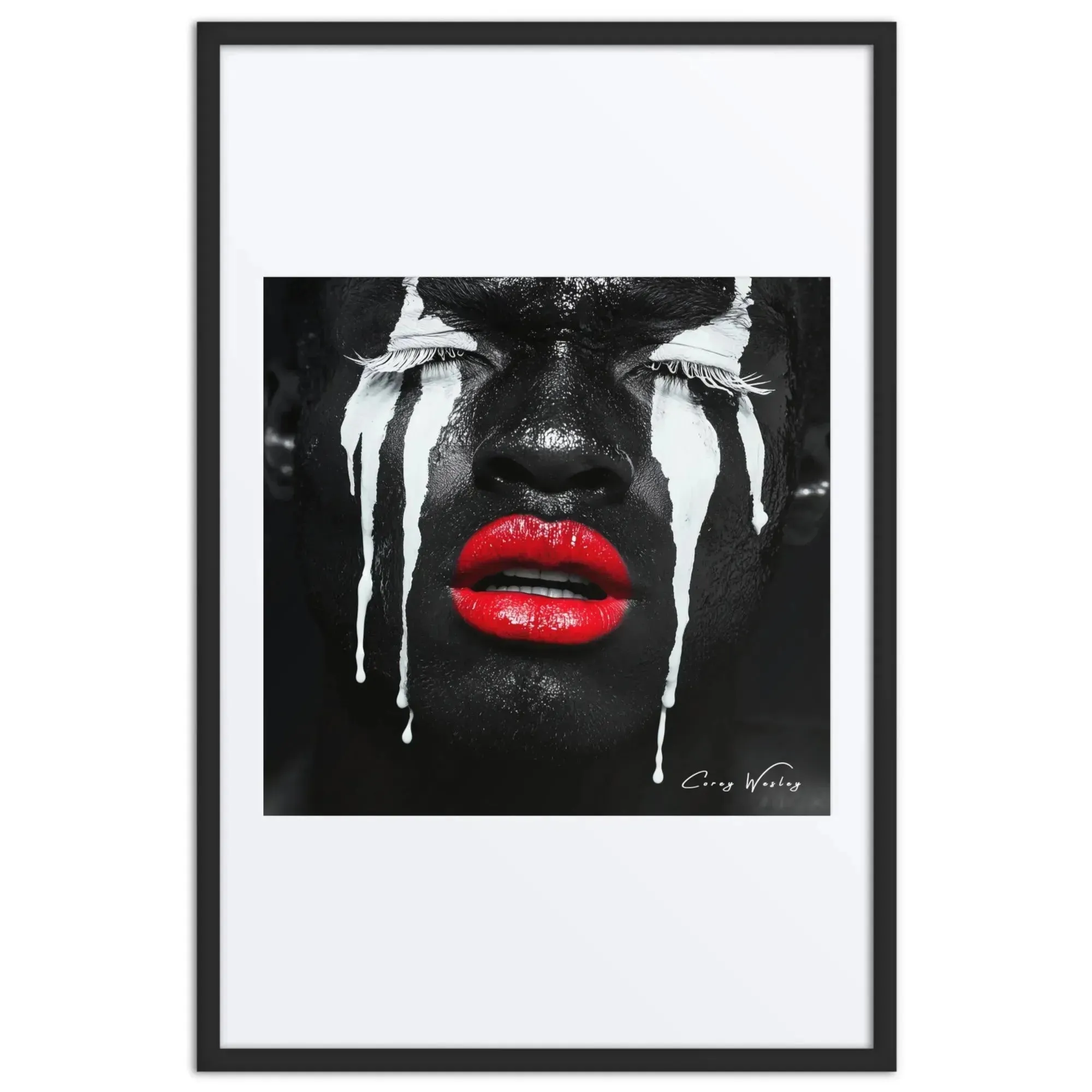 Luxury Framed Wall Art – Liberated Tears | Expressive Statement Piece