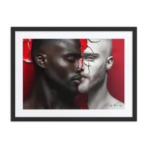 Luxury Framed Wall Art – Lovers | Timeless Elegant Statement 