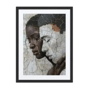 Luxury Framed Wall Art –The Embrace | Intimate Statement Artwork