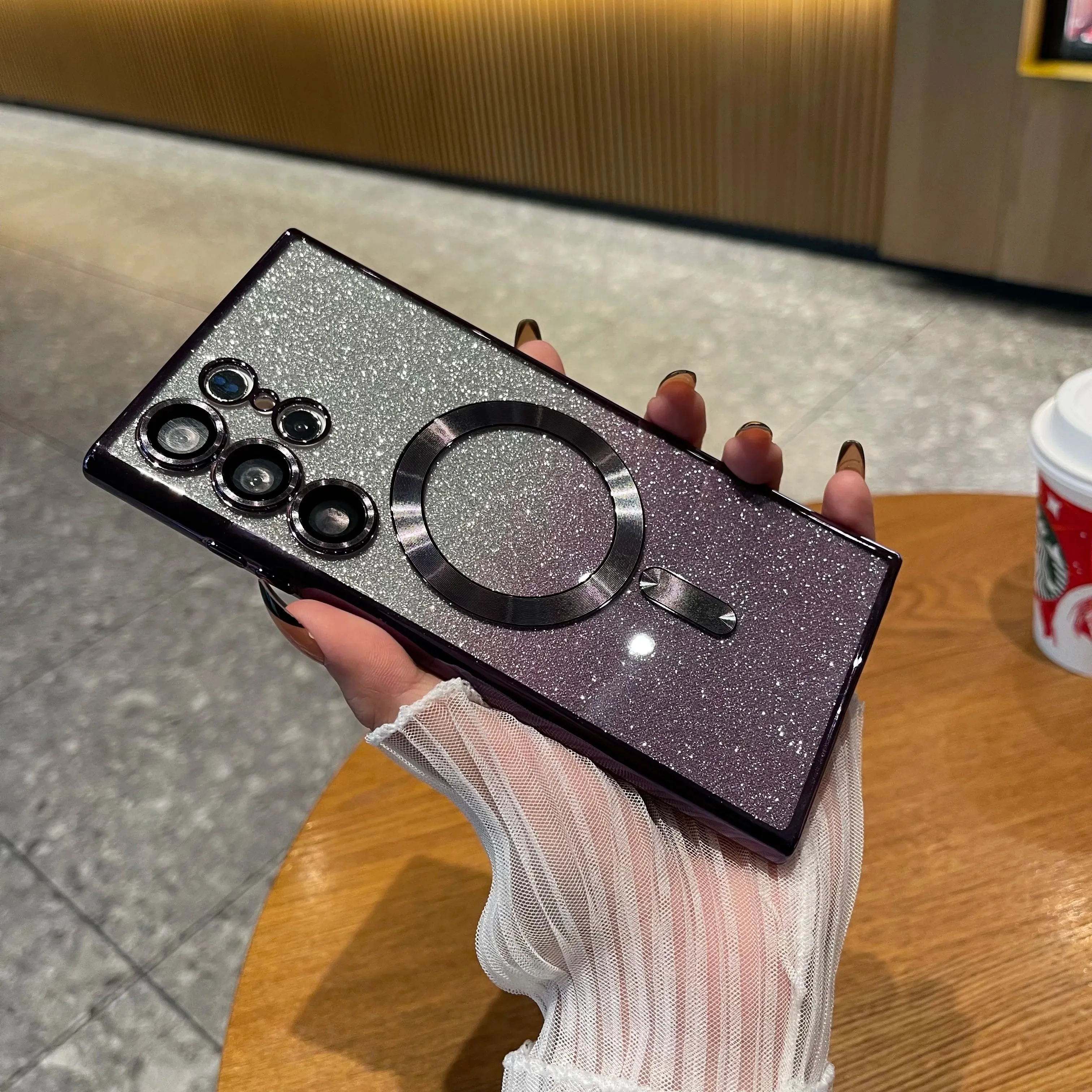 Luxury Glitter Magsafe Case For Samsung Galaxy