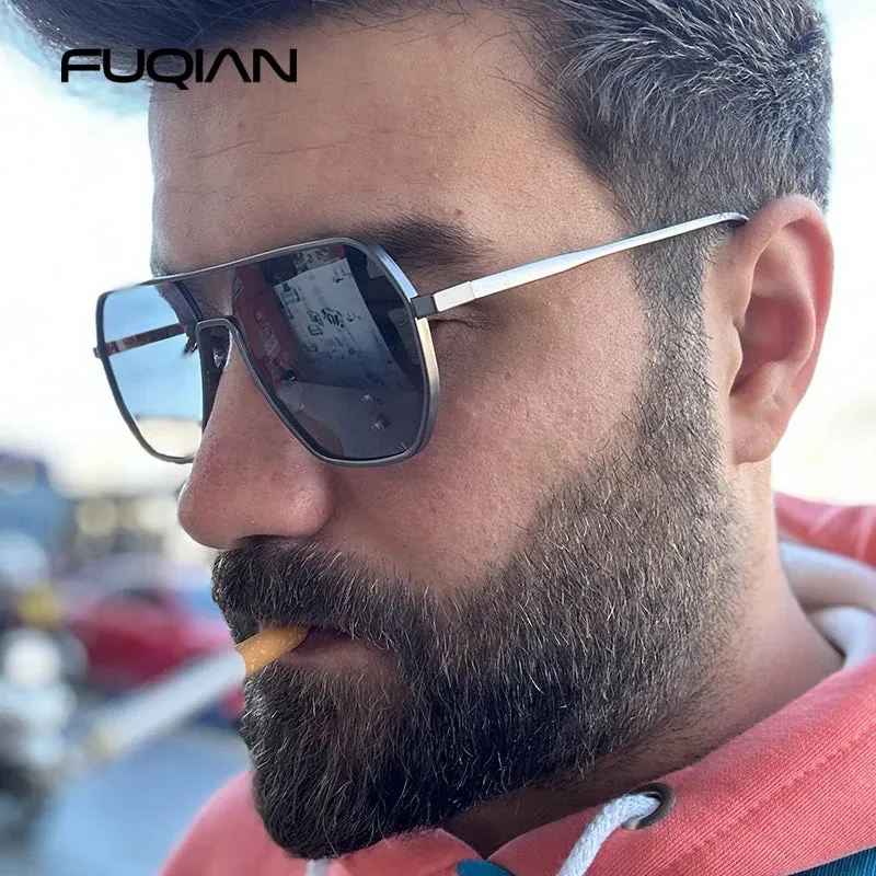 Luxury Metal Photochromic Sunglasses for Men & Women