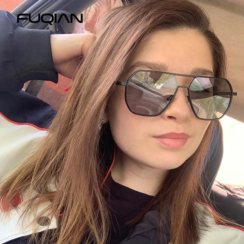 Luxury Metal Photochromic Sunglasses for Men & Women