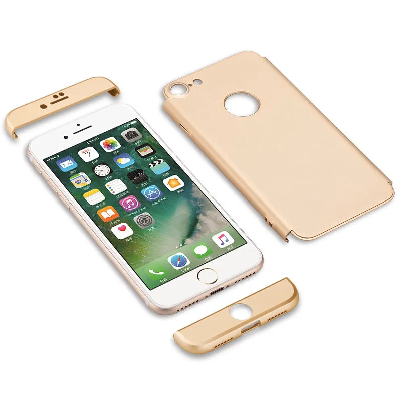 Luxury Slim 3 in 1 Hybrid Armor Hard Case For Apple iphone 6 Plus/6s Plus Full Body 360 Degree Protection Back Cover Case