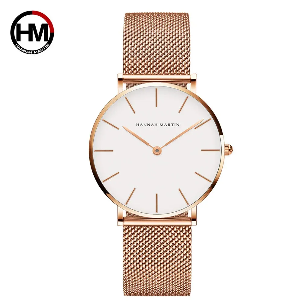 Luxury Slim Stainless Steel Women's Watch