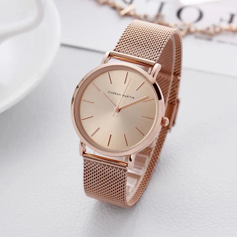 Luxury Slim Stainless Steel Women's Watch