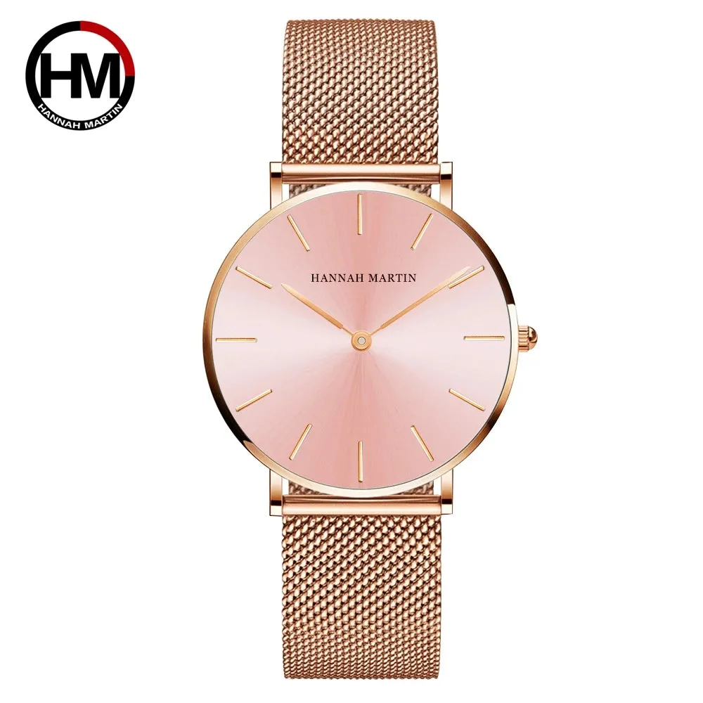 Luxury Slim Stainless Steel Women's Watch