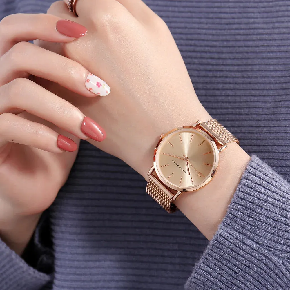 Luxury Slim Stainless Steel Women's Watch