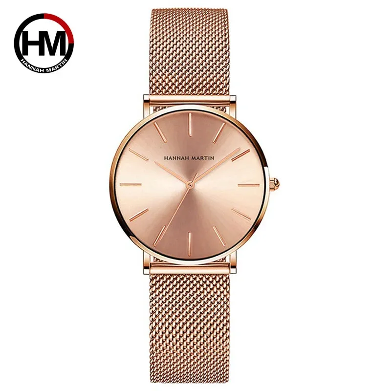 Luxury Slim Stainless Steel Women's Watch