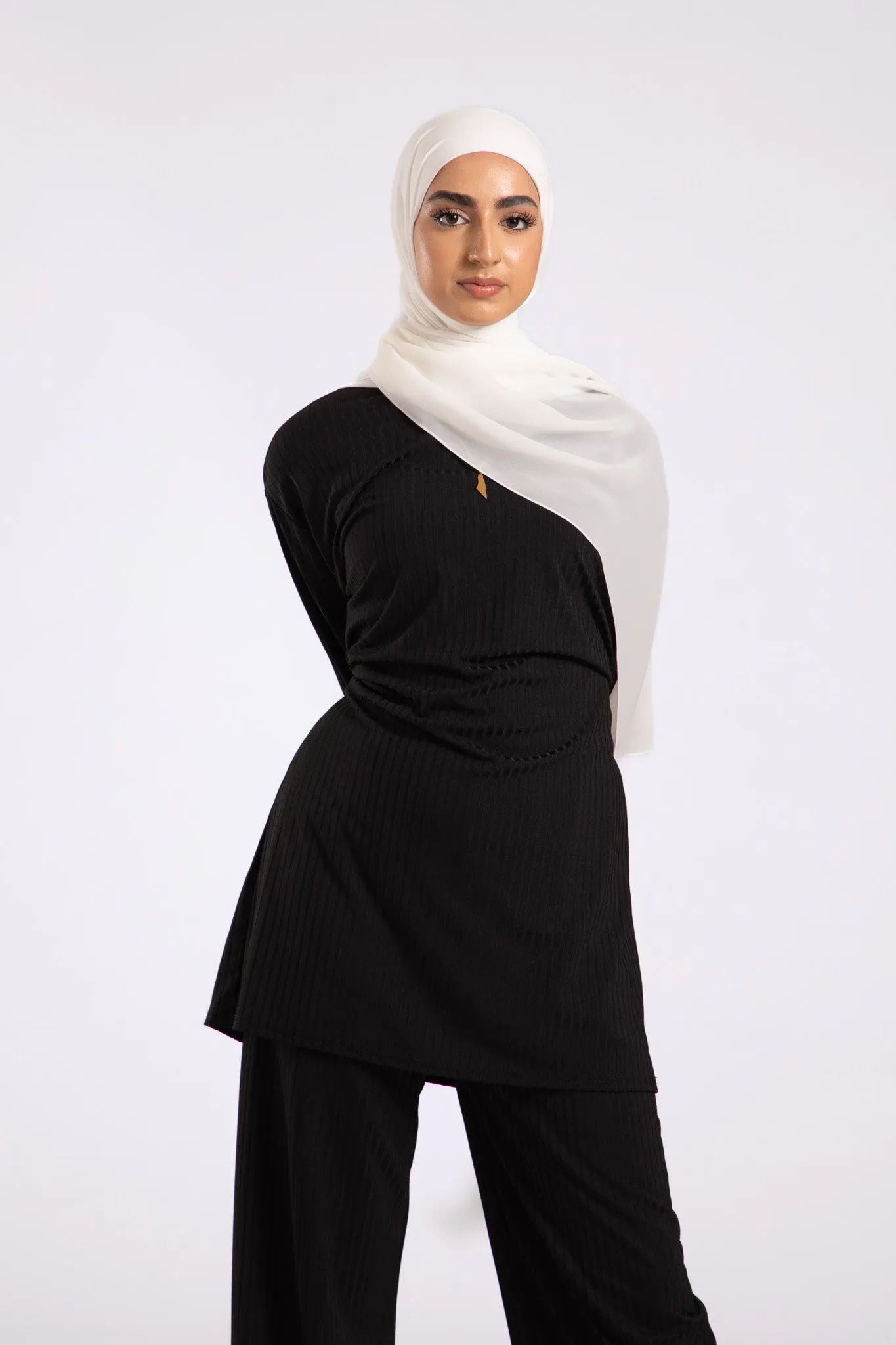 Luxury Soft Chiffon Hijab - Jasmine White