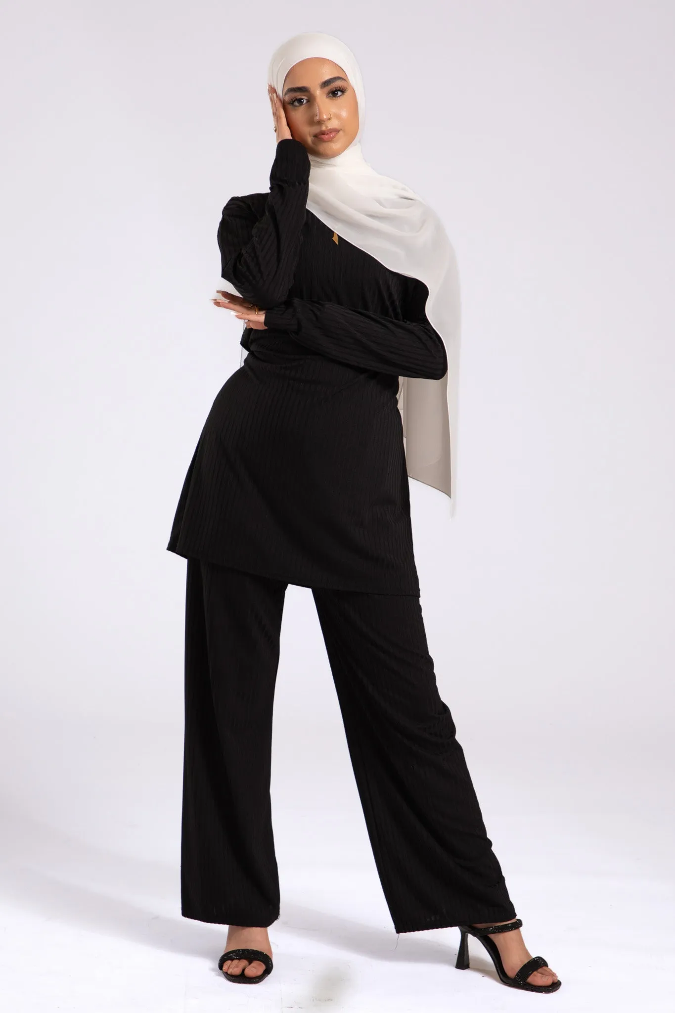 Luxury Soft Chiffon Hijab - Jasmine White