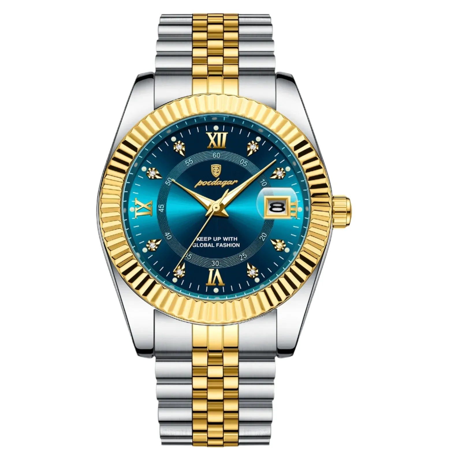 Luxury Sport Wrist Watch For Man Waterproof Luminous Date Men Watch Quartz Stainless Steel Men's Watches Male Reloj box