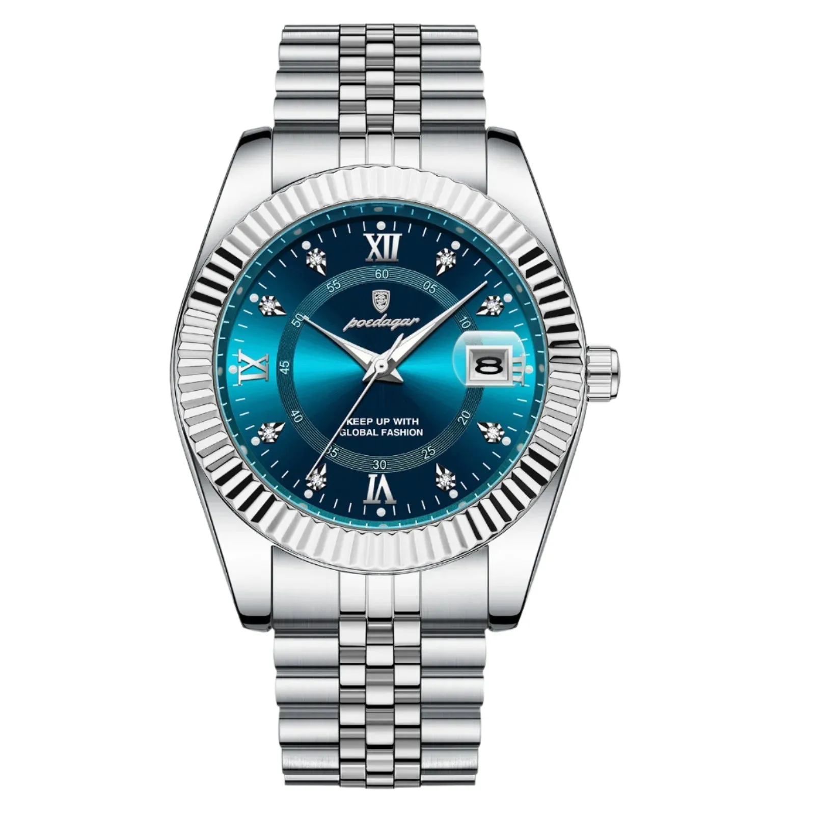 Luxury Sport Wrist Watch For Man Waterproof Luminous Date Men Watch Quartz Stainless Steel Men's Watches Male Reloj box