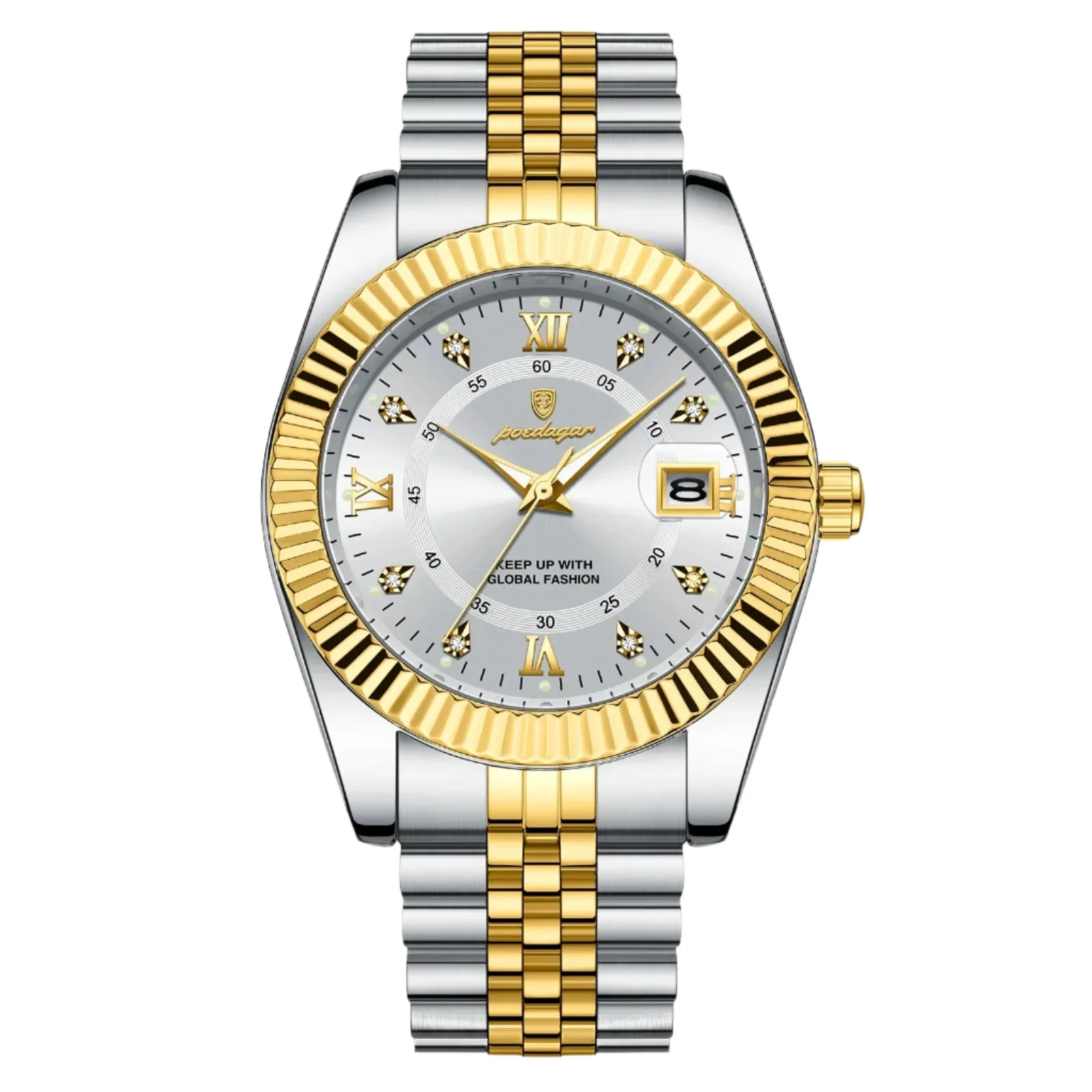 Luxury Sport Wrist Watch For Man Waterproof Luminous Date Men Watch Quartz Stainless Steel Men's Watches Male Reloj box