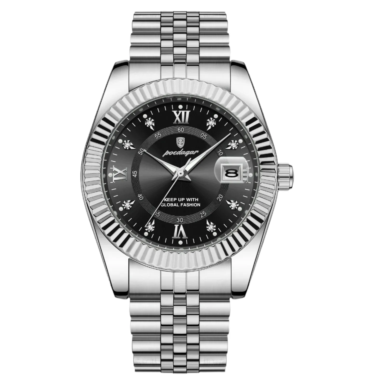 Luxury Sport Wrist Watch For Man Waterproof Luminous Date Men Watch Quartz Stainless Steel Men's Watches Male Reloj box