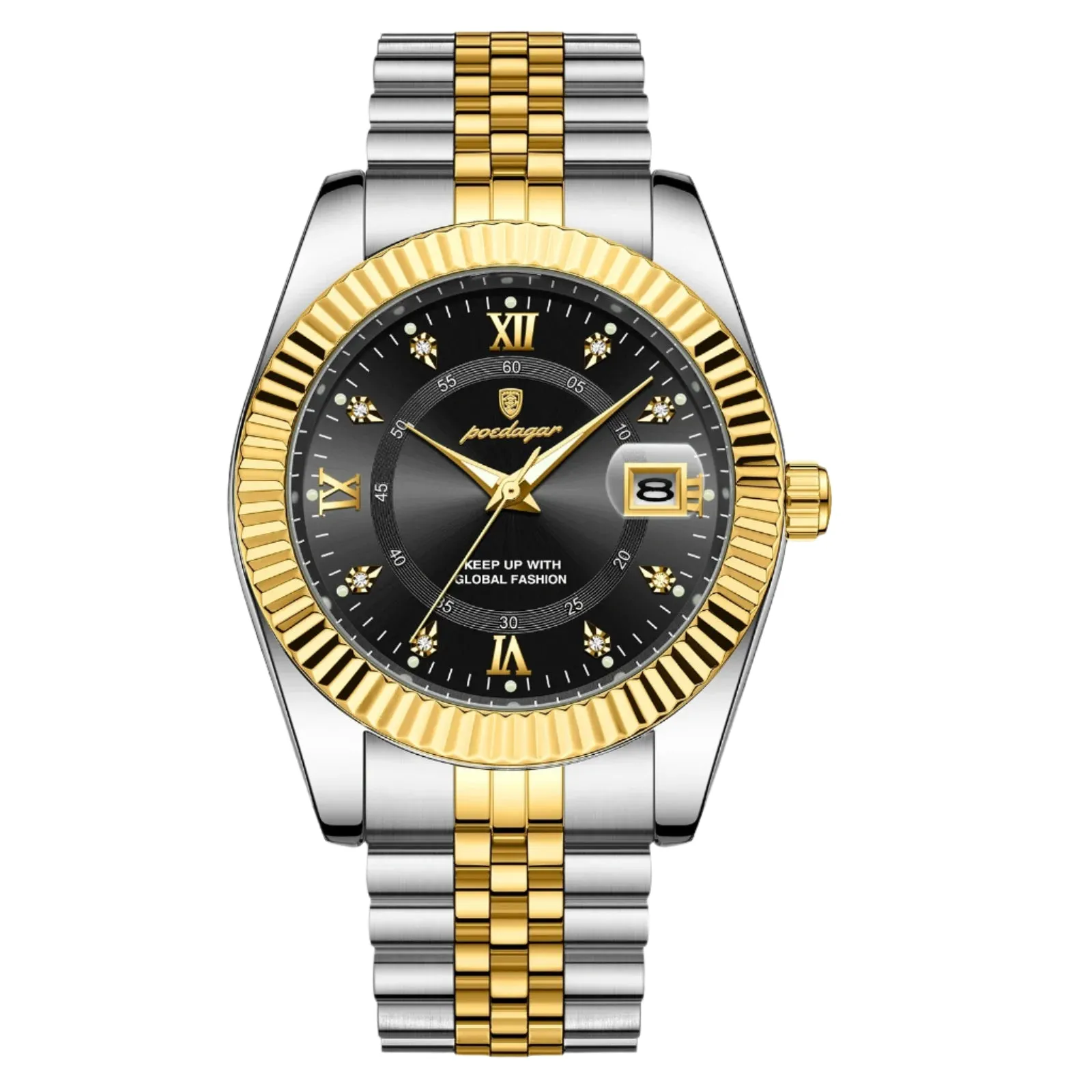 Luxury Sport Wrist Watch For Man Waterproof Luminous Date Men Watch Quartz Stainless Steel Men's Watches Male Reloj box