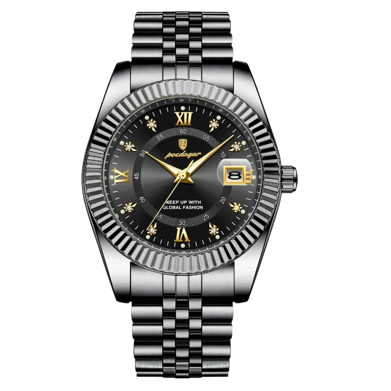 Luxury Sport Wrist Watch For Man Waterproof Luminous Date Men Watch Quartz Stainless Steel Men's Watches Male Reloj box
