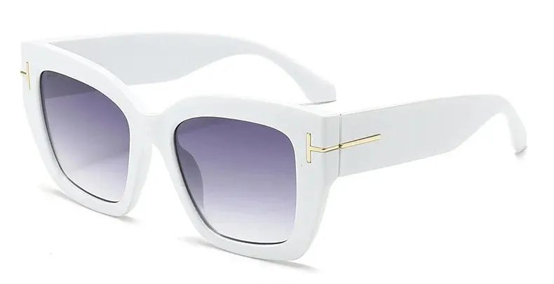 Luxury Square Cat Eye Sunglasses for Women