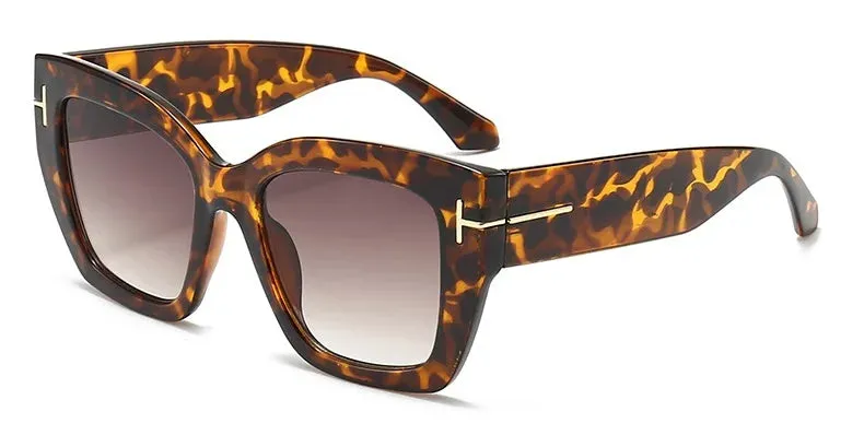 Luxury Square Cat Eye Sunglasses for Women
