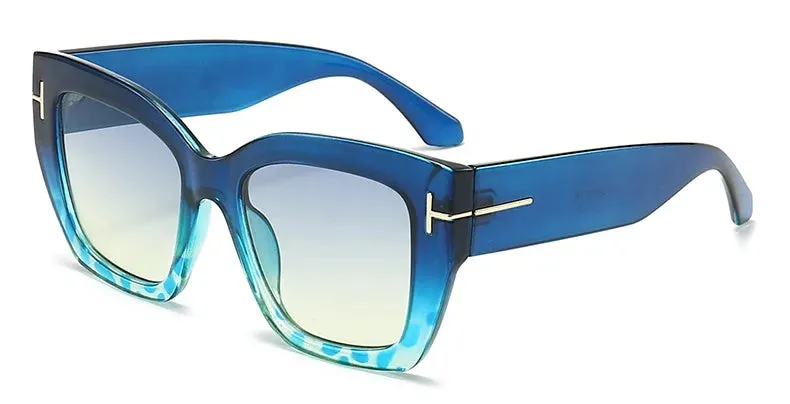 Luxury Square Cat Eye Sunglasses for Women