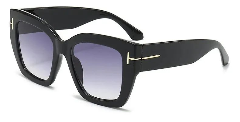 Luxury Square Cat Eye Sunglasses for Women