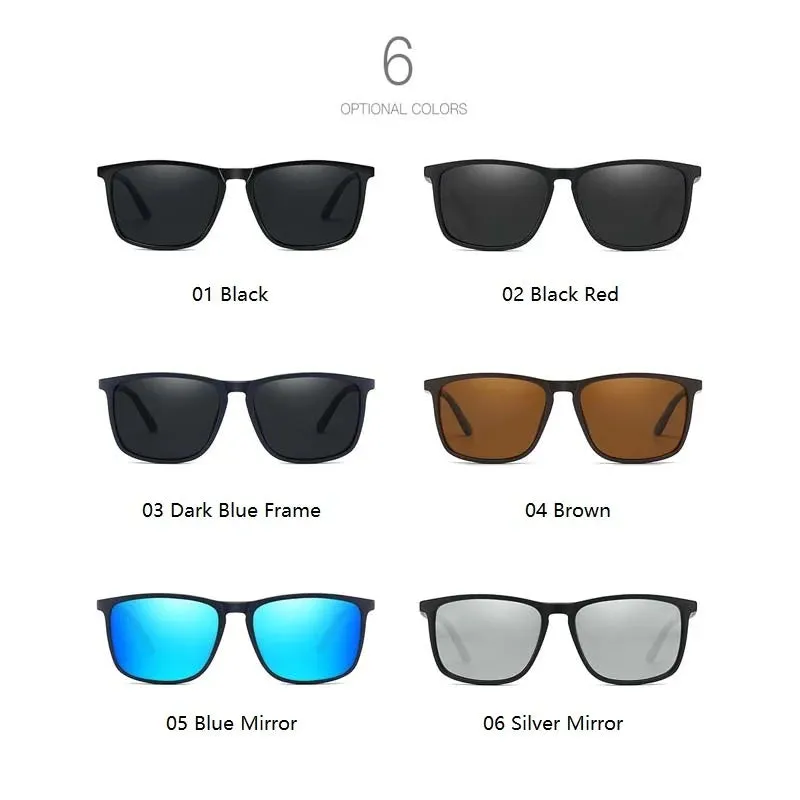 Luxury Square Polarized Sunglasses