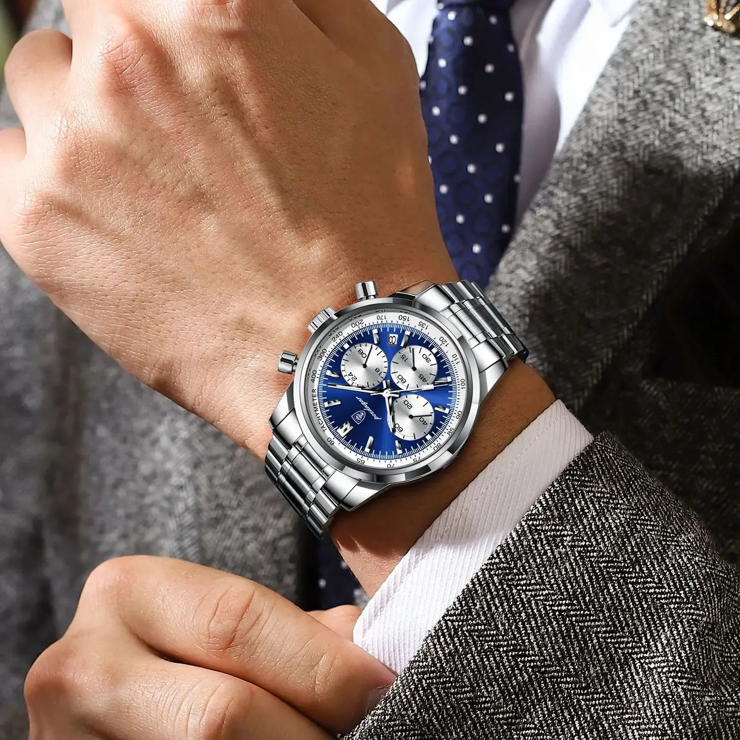 Luxury Waterproof Men's Chronograph Watch