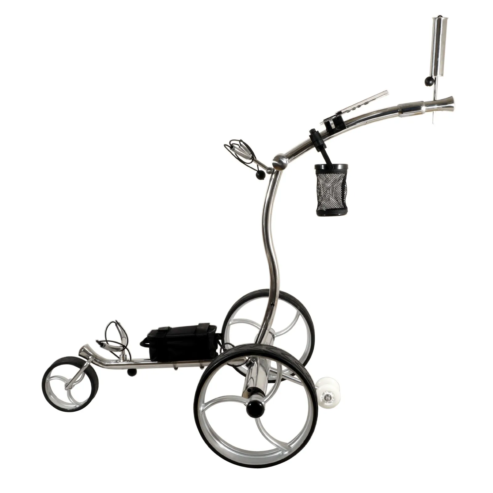 LX1R Luxury Electric Remote Control Golf Trolley, 24V, Lithium Battery, Stainless Steel