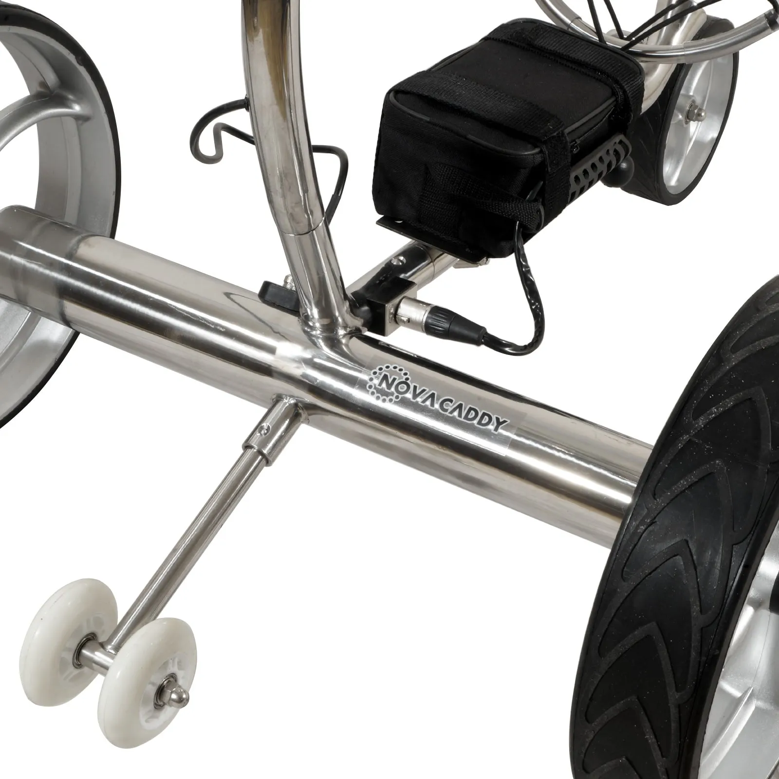 LX1R Luxury Electric Remote Control Golf Trolley, 24V, Lithium Battery, Stainless Steel