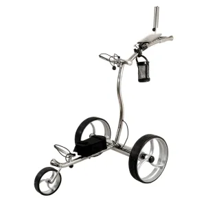 LX1R Luxury Electric Remote Control Golf Trolley, 24V, Lithium Battery, Stainless Steel