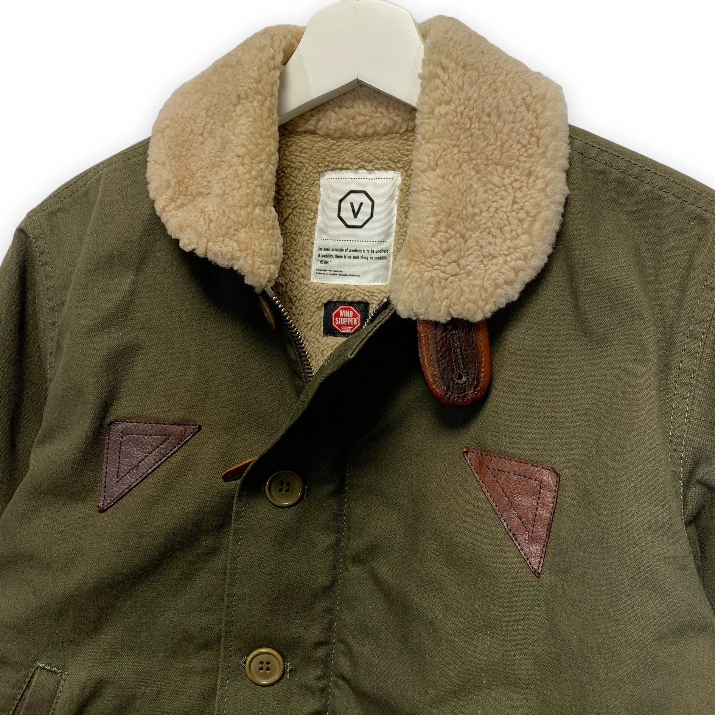 [M] Visvim Deckhand Gore Windstopper Jacket Olive