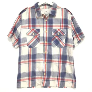[M] Visvim Pyle Check S/S Shirt White