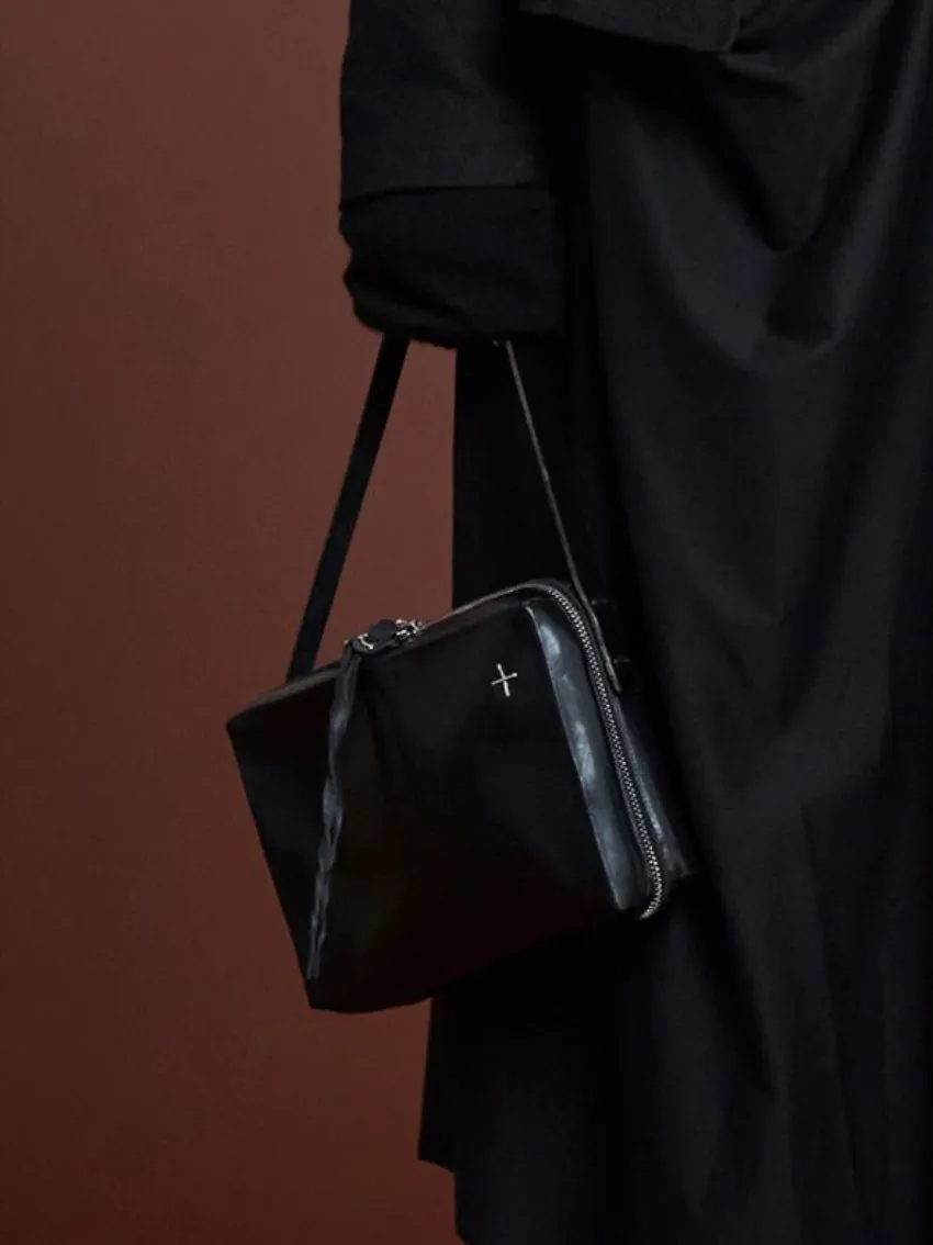 M.A  Zipped Pochette with Short Strap