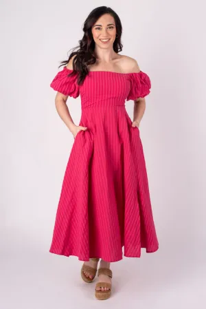 Mable Off Shoulder Midi Dress